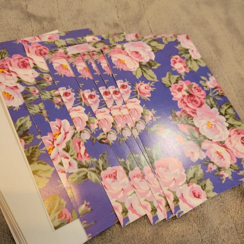 VTG Amscan Eileen West & Contempo Party Supplies Set Blue Pink Floral Paisley